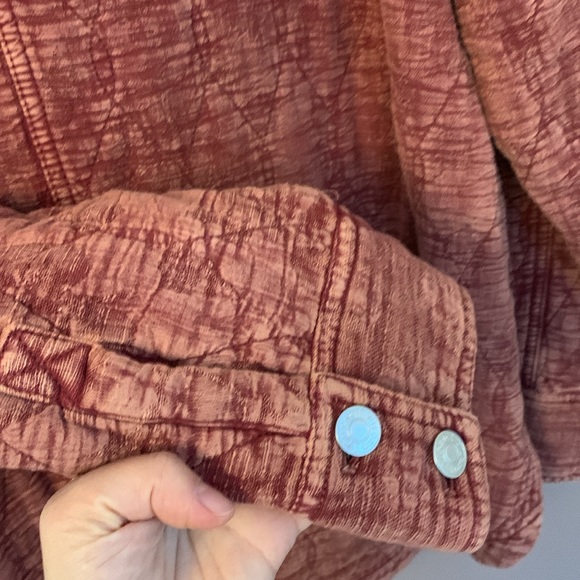 Anthropologie Pilcro The Fielder Quilted Shirt Jacket Relaxed Casual Size XL - Picture 5 of 14